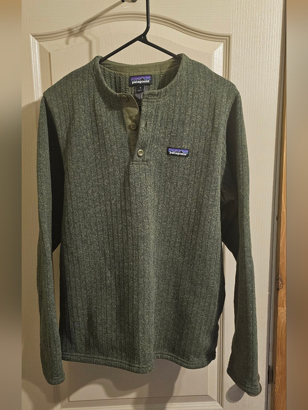Mens Patagonia M's Better Sweater Henley Pullover Medium Worn Wear